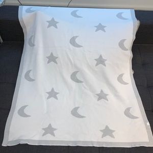 Star & moon baby blanket infant soft knit